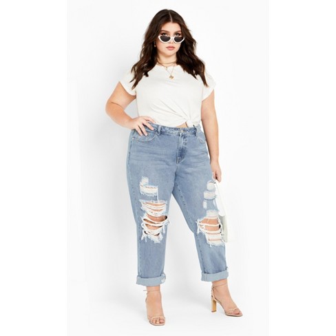 women plus size clothing plus women high waisted baggy ripped