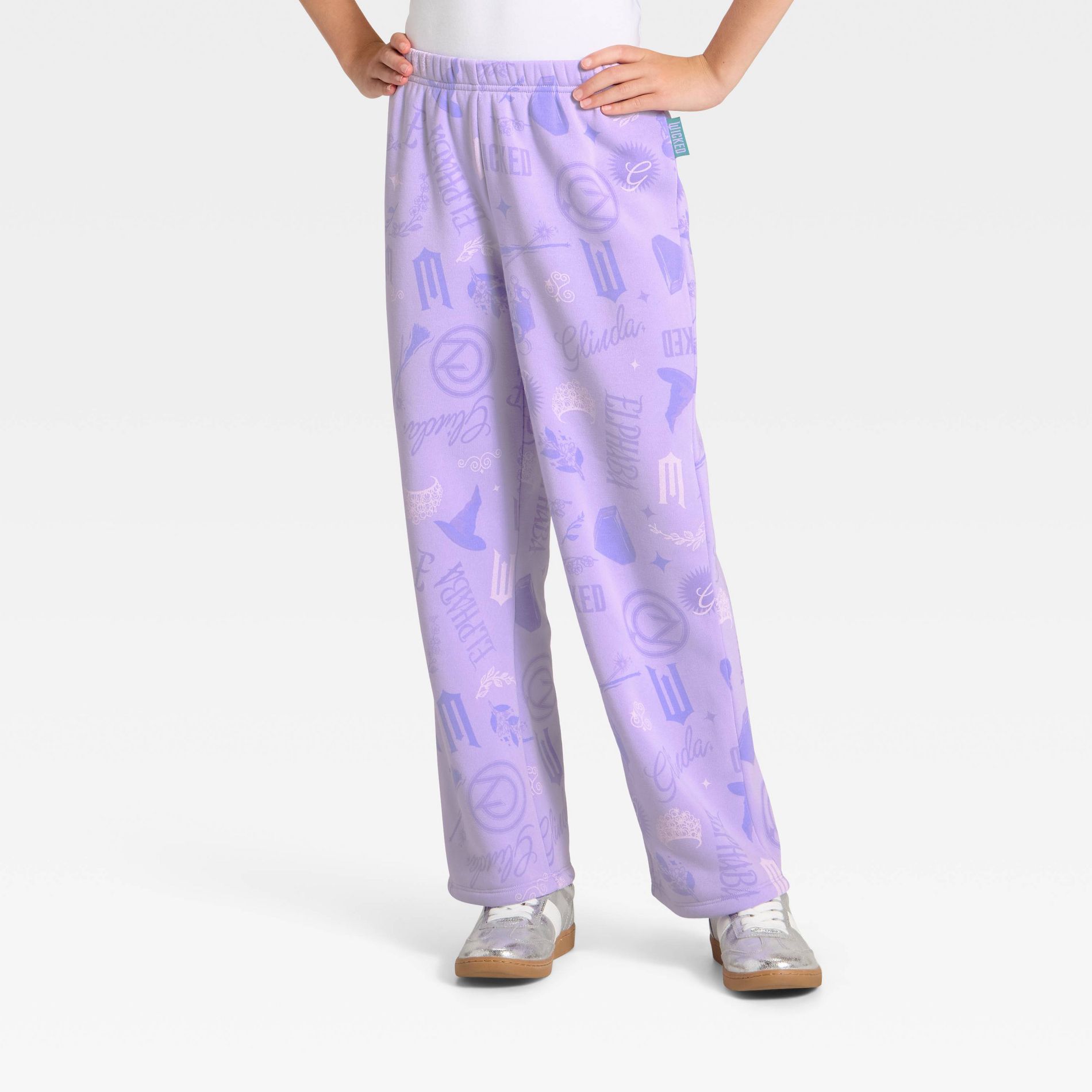 Girls' Wicked Fleece Wide Leg Sweatpants - Purple