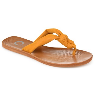 Journee Collection Womens Brindle Flip Flop Flat Sandals