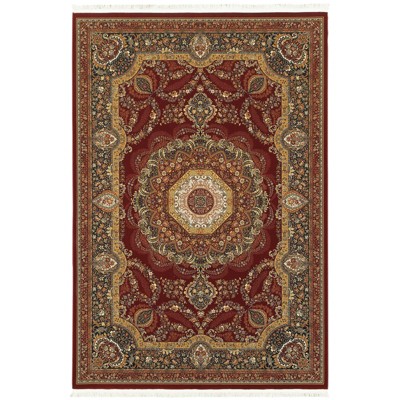 Oriental Weavers Masterpiece 113R2 Red/ Multi Indoor Area Rug - 5'3" x 7'6"