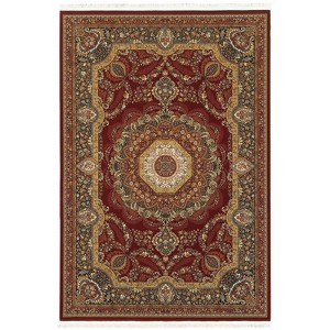 Oriental Weavers Masterpiece 113R2 Red/ Multi Indoor Area Rug - 5'3" x 7'6" - 1 of 3