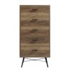5 Drawer Dresser, Modern Chest Of Drawers For Bedroom, Wooden Dresser Storage Cabinet For Living Room, Hallway, Entryway 23.62Lx15.75Wx48.03H - 2 of 4