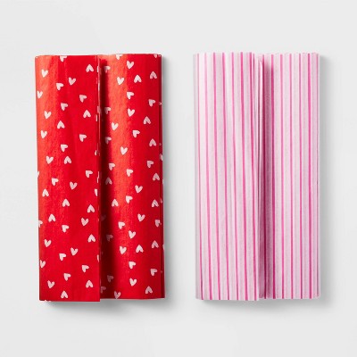 8ct Pegged Tissue Papers Pink - Spritz™