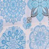 Unique Bargains PVC Tile Stickers 3.94"x3.94" Blue 24 Pcs - 2 of 4