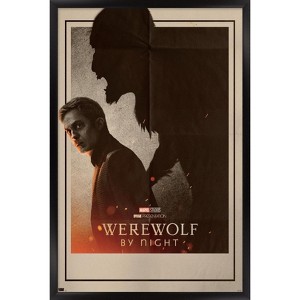 Trends International Marvel Werewolf By Night - One Sheet Framed Wall Poster Prints - 1 of 4