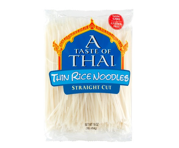 Taste of Thai Thin Rice Noddles Straight Cut - 16oz