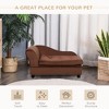 Gulches Luxurious Medium Dog Bed with Hidden Storage Space, 3-Inch Foam, Comfortable for Medium Dog Breeds in Broen - 4 of 4