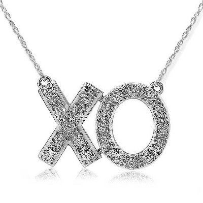 Pompeii3 1/4ct XO Diamond Pendant 14K White Gold