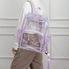 MKF Collection Cleo Clear PVC Backpack for Women Transparent Bag by Mia K - 3 of 4