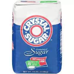 Crystal Granulated 100% Sugar - 10lb