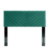 Modway Alyson Twin Headboard - Angular Channel Tufted Performance Velvet Upholstered Headboard for Contemporary Bedrooms - 4 of 4