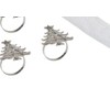 C&F Home Silver Christmas Tree Decorative Napkin Ring, Set of 4 - 3 of 4