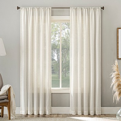 54"x84" No. 918 Light Filtering Semi-sheer Amalfi Rod Pocket Curtain ...