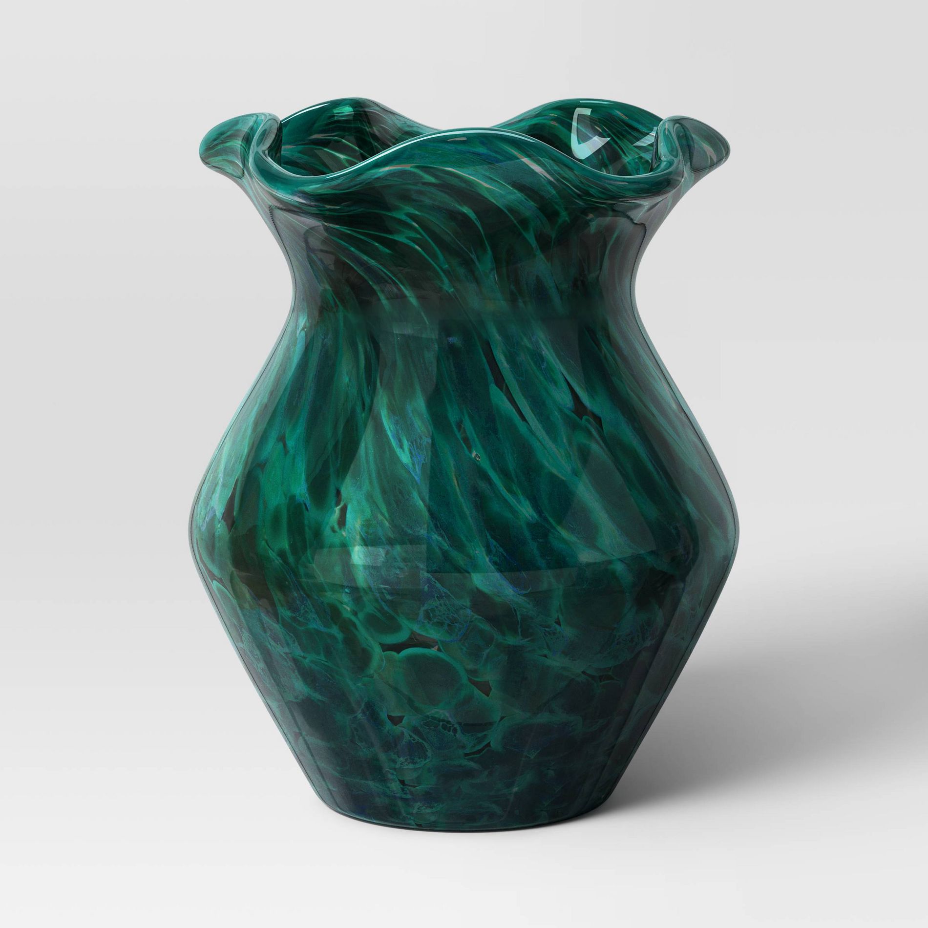 Large Ruffle Glass Vase - Threshold™