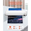 VEVOR Laminator Machine, Thermal Laminator for Max A4 Paper Size, 3-4 min Quick Warm Portable Laminator, 3-5 mil Thickness, White + Grey - 3 of 4