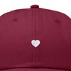 Dalix Heart Embroidered Cotton Summer Outdoor Baseball Cap Dad Hat Womens - 2 of 4