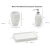 Roselli Trading Wave 3 Piece Bath Accessory Set - 2 of 3