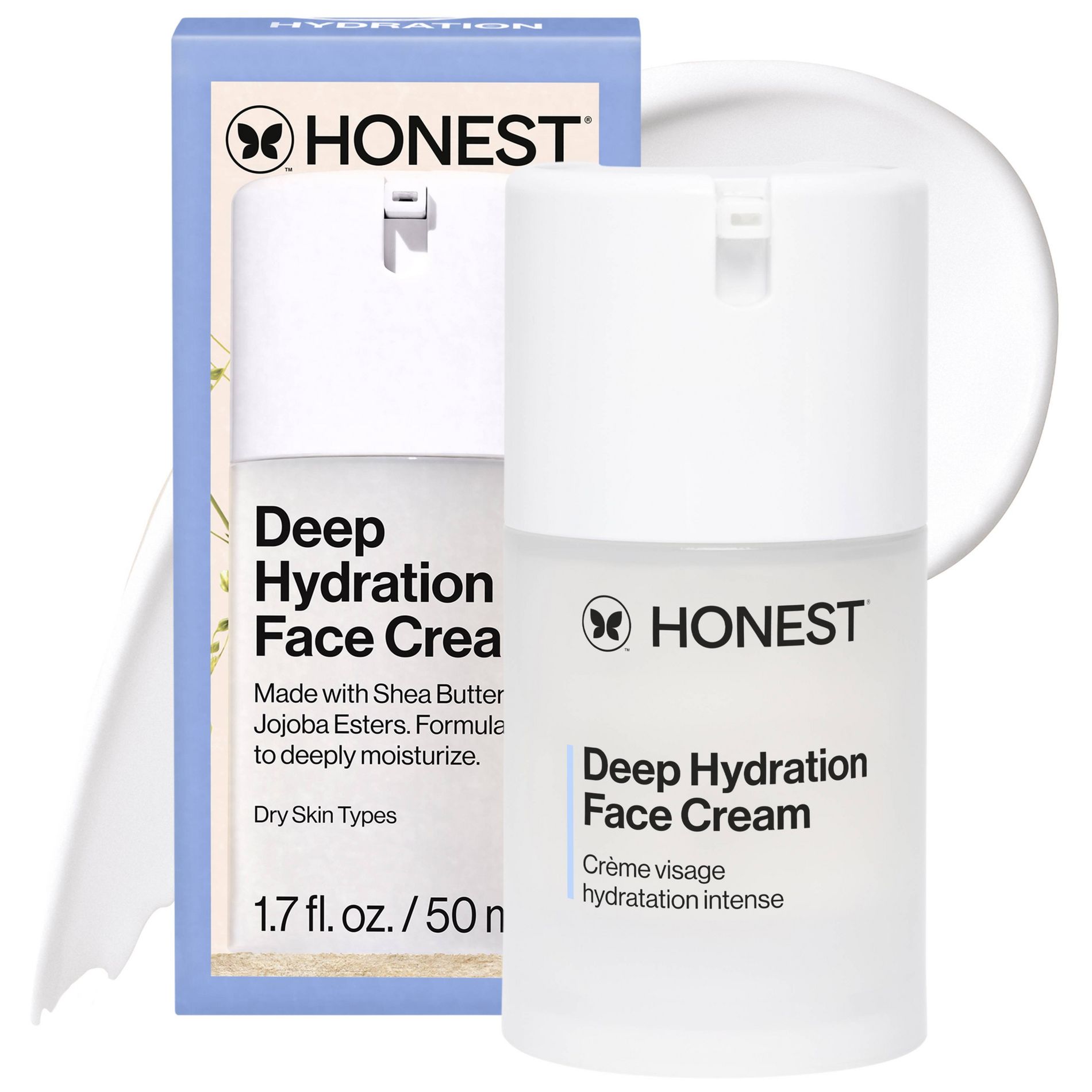 Honest Beauty Deep Hydration Face Cream with Shea Butter - 1.7 fl oz