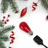 Northlight Opaque LED S14 Edison Style Christmas Replacement Bulbs - Red - Pack of 25 - 2 of 4