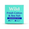 Wild Cosmetics - Fresh Cotton & Sea Salt - Aluminum Free Deodorant Refill - 1.4oz - 4 of 4