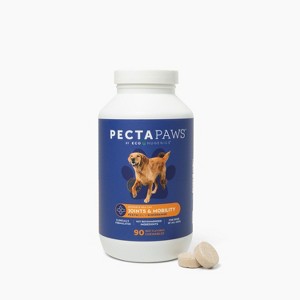 EcoNugenics PectaPaws Pectasol-C + Glucosamine Chewables for Dogs - Beef - 90ct - 1 of 4
