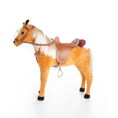 The Queen's Treasures 18 In Doll Chestnut Pony, Saddle, Reigns, and Blanket