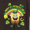 Men's - SpongeBob Squarepants - Happy St. Patricks Day Short Sleeve Graphic T-Shirt - 2 of 4