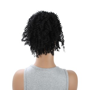 Unique Bargains Women's Fluffy Ponytail Short Hair Hair Extensions High Temperature Fiber 9.8IN 1 Pc - 1 of 4