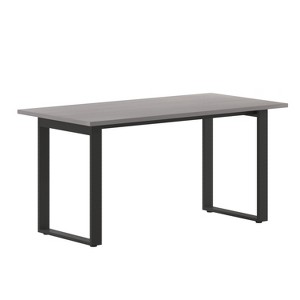 Flash Furniture Redmond Commercial 60x30 Conference Table with 1" Thick Double Sided Laminate Table Top with PVC Edging and Heavy Duty U-Frame Steel Base - 1 of 4