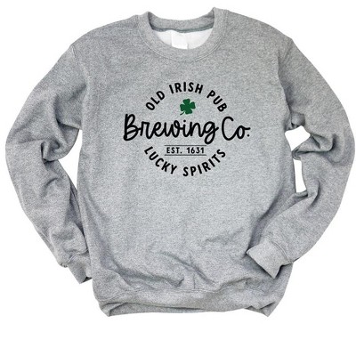 Simply Sage Market Women's Graphic Sweatshirt Old Irish Brewing Co. St. Patrick's Day
