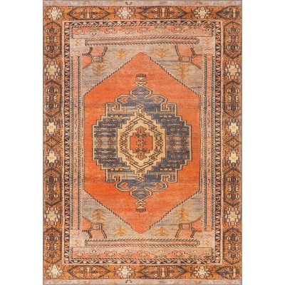 nuLOOM Kamila SpinClean Machine Washable Stain-Resistant Area Rug