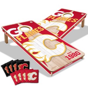 NHL Calgary Flames 2'x4' Wood Toss Game Set - 1 of 4
