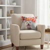 Dog Lover’s Accent Pillow – Dogs in Bloom 18 Inch by Manual Woodworkers and Weavers - 3 of 3