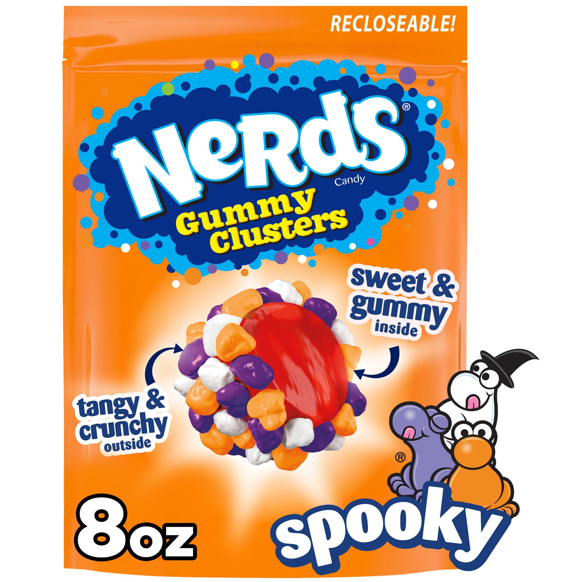 Nerds Halloween Spooky Gummy Clusters Candy - 8oz