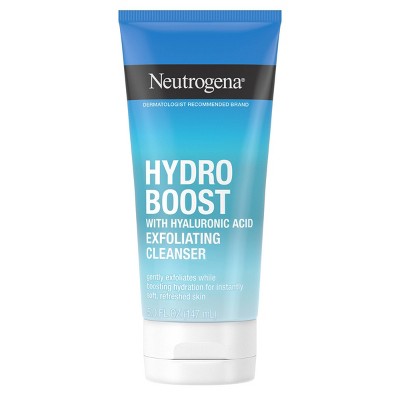 Neutrogena Hydro Boost Gentle Exfoliating Daily Facial Cleanser with Hyaluronic Acid - 5oz