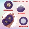 Unique Bargains Rhinestone Pearl Chiffon Flower for DIY Craft Wedding Party 15 Pcs - 3 of 4