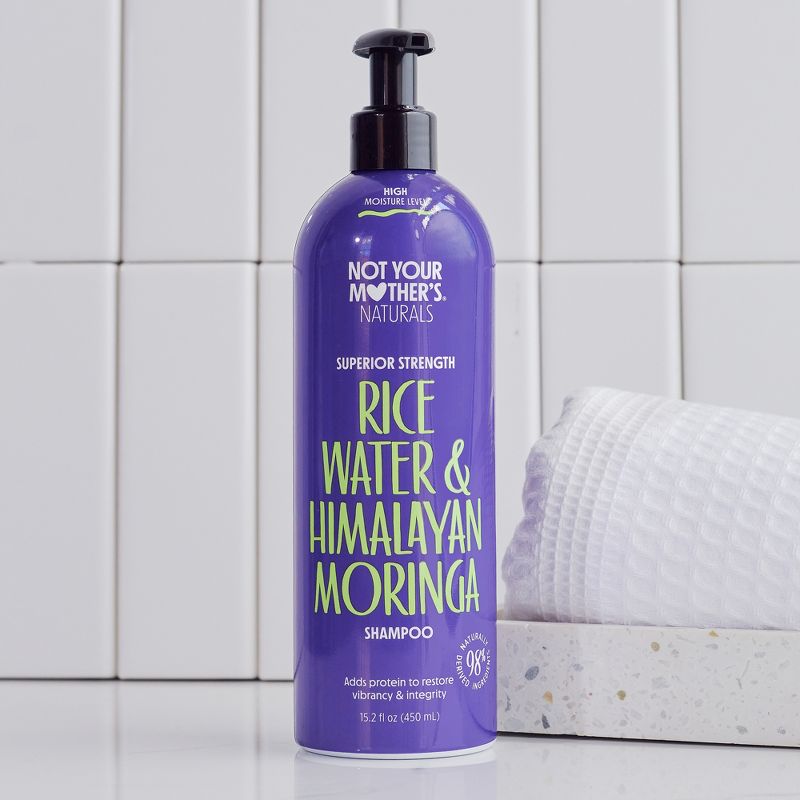 Not Your Mother&#39;s Naturals Rice Water &#38; Himalayan Moringa Superior Strength Shampoo - 15.2 fl oz, 3 of 12