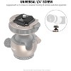 Boersma 2 Pack Quick Release Plate 38mm Square Arca Type QR Camera Mount Plate Compatible with Peak Design Capture V3 Camera Clip, Tripod Head - 4 of 4