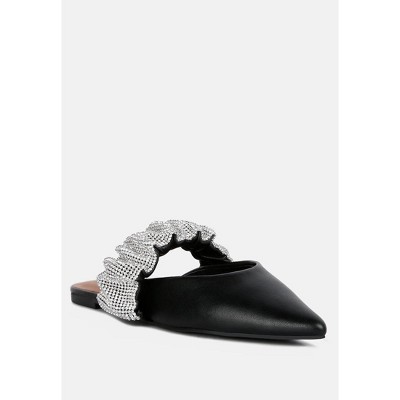 Hemessen Diamante Strap Flat Mules