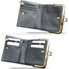Clotth Women’s Vintage RFID Bifold Wallet - Compact Slim Design with Zipper Coin Pocket & Kiss Lock,PU Leather for Daily Use & Travel - 2 of 4