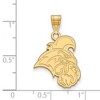 Black Bow Jewelry 14k Yellow Gold Coastal Carolina Chanticleers NCAA Large Pendant - 2 of 3