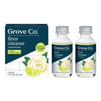 Grove Co. Citron & White Rose Floor Cleaning Concentrate - 2ct