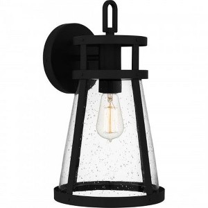 Quoizel Lighting Barber 1 - Light Sconce in  Matte Black - 1 of 4