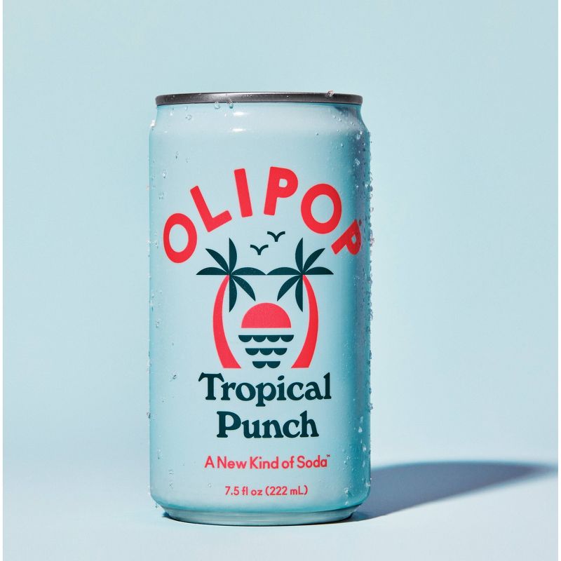 OLIPOP Tropical Punch Prebiotic Soda - 4ct/7.5 fl oz, 5 of 12