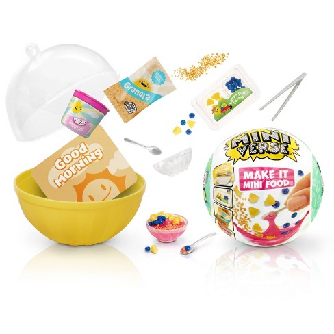 MGA's Miniverse Make It Mini Food Cafe Series 1 Minis - Complete Collection  (Pack of 24), Blind Packaging, DIY, Resin Play, Collect