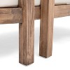 Christopher Knight 2pc Home Wendy Outdoor Acacia Loveseat and Coffee Table with Cushions Brown/Beige - 2 of 4