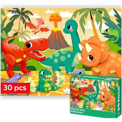 QUOKKA 30 Pieces Puzzles for Toddlers 2 3 4 - Puzzles for Kids Ages 3 4 5