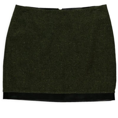Kensie Womens Tweed Mini Skirt