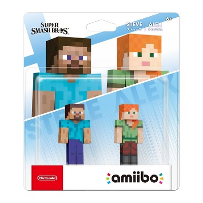 Super Smash Bros. Series amiibo Figures - Steve/Alex