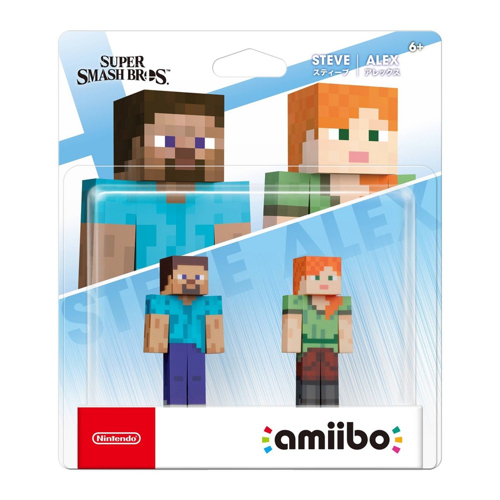 Photos - Console Accessory Nintendo Super Smash Bros. Series amiibo Figures - Steve/Alex 